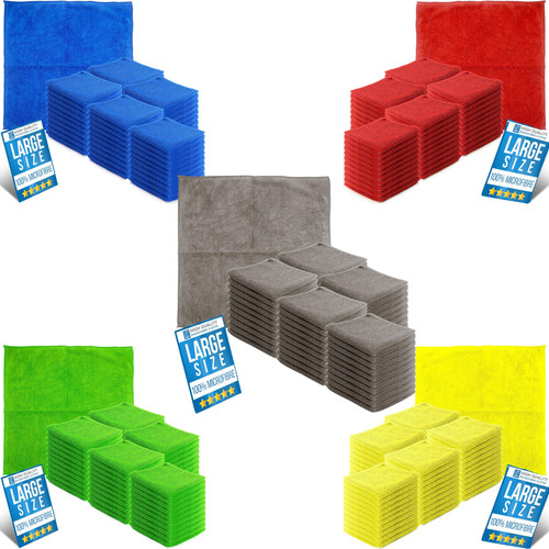 Microfiber cleaning cloths - cleaning, 50