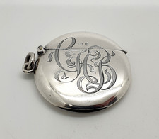 Sterling Silver Round Vesta