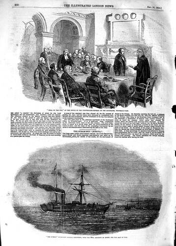 Original old antique - old, print