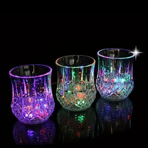 Led light drinking glass - light,