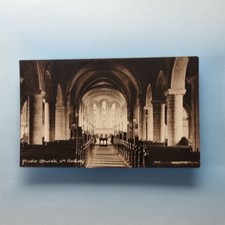 Thanet In Minster Postcard Kent C1930 Real Photo St Mary Virgin Church Interior