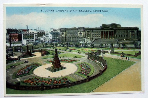 Postcard johns gardens - postcard, st
