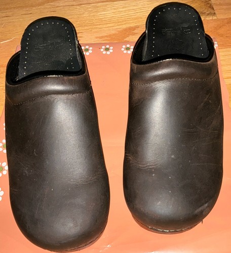 Dansko dark brown distressed - dansko,