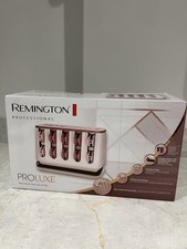 REMINGTON PROluxe H9100 Ceramic Rollers - White & Rose Go lid flap gone