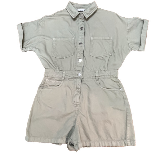 Zara denim romper - denim,