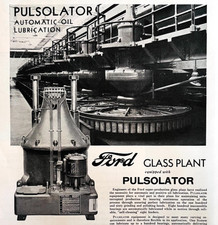 1936 Rivett Lathe & Grinder Pulsolator Advertisement Ford Glass Plant F15F
