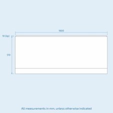 1600mm Front Bath Bathtub