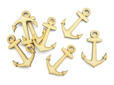 Wooden MDF Anchor Shapes Ship