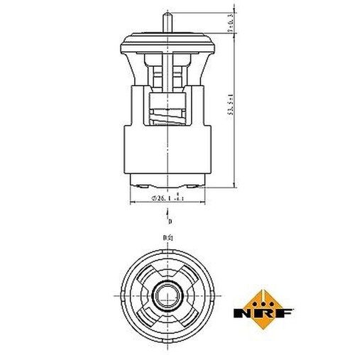 Nrf 725133 thermostat coolant - 725133,