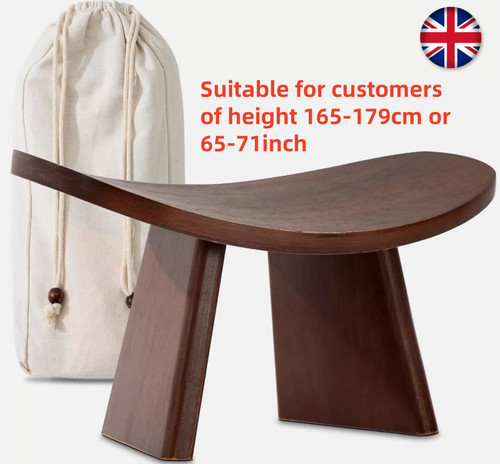 Bamboo meditation stool bench - bamboo,