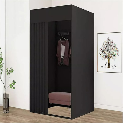 Movable fitting room - room, for