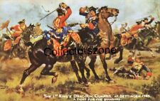 1st Kings Dragoon Guards South Dettingen 1743 Postcard Raphael Tuck series