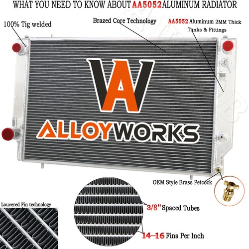 Row aluminium radiator for - 4,