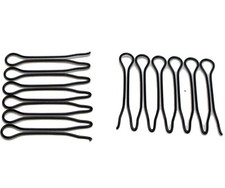 20 Pcs Black Fringe Invisible