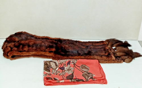 Vintage real mink fur stole - vintage,