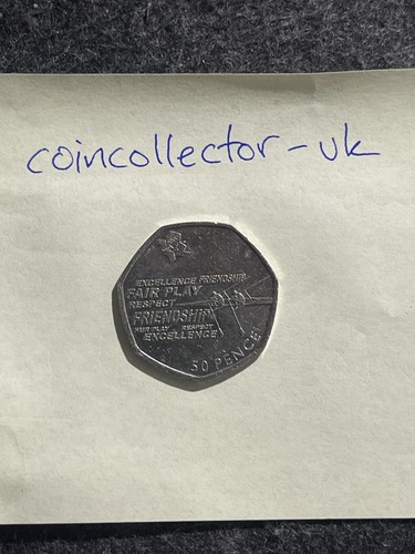 London olympic 2012 50p - london,