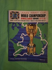 1966 World Cup Final Programme Brochure Original Great Condition Rare Item