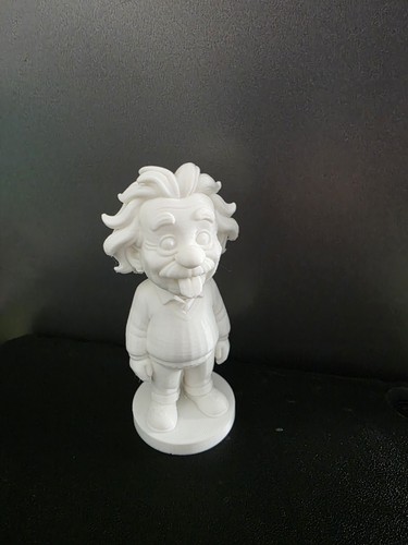 Einstein cartoon figure - einstein, statue