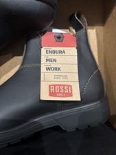Rossi Endura 305 Boots New with Tags Size 8 Euro 42 In Claret Buffalo Leather