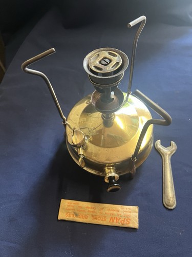 Vintage brass paraffin camping - brass,