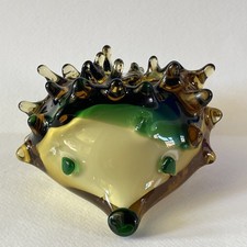 Vintage ART GLASS HEDGEHOG