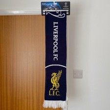 UEFA Official Champions League Final 2018 Scarf Real Madrid v Liverpool Navy 