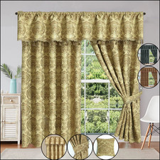 Pencil Pleat Jacquard Curtains