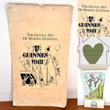1981 guniness calendar the - calendar,