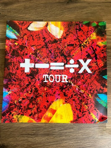 Sheeran tour programme - tour,