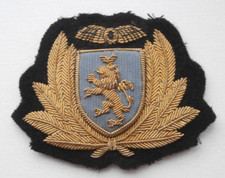 Original Caledonian Airways / Airline Officers / Pilots Bullion Wire Cap Badge