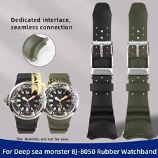 Strap For CITIZEN PROMASTER BJ8050-08E EcoZilla BJ8050 Rubber Dive Watch Band