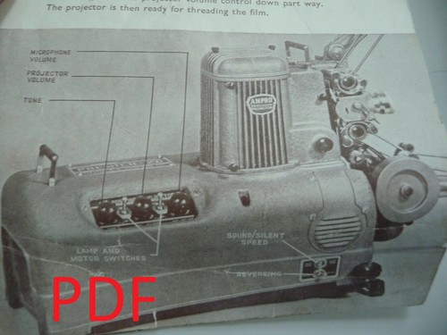 Instructions cine projector