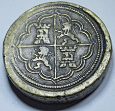 Antique 1600's 4 Reales Weight