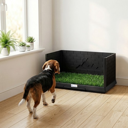 Pawhut dog toilet tray indoor - tray,,