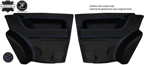Blue stitch rear door - blue,