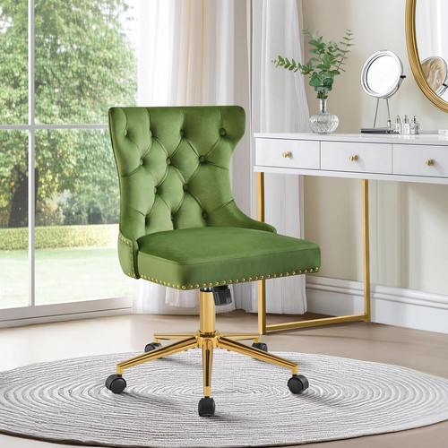 Velvet office desk - velvet, with