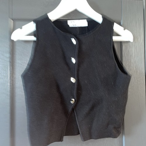 Zara women black button - women,