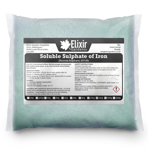 Sulphate iron - of, 20%fe