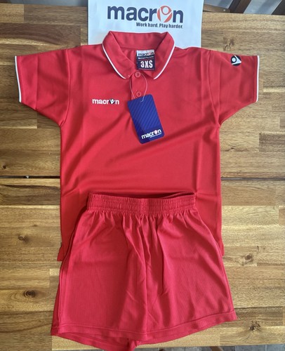 Bright red macron kids - red,