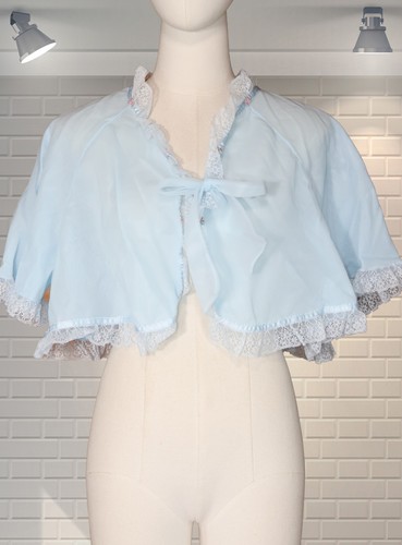 Beautiful blue frilly nylon - beautiful,