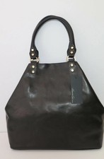 Kenneth Cole Bar Bender Large Soft Leather Tote Holdall Shopper Brown VGC Rp£298