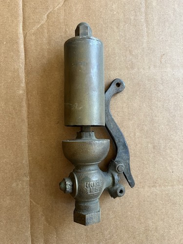 Antique crane 125 - crane, brass