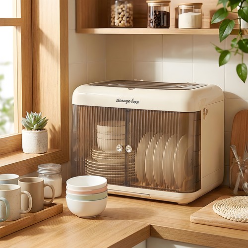 Dish drying rack with - dish,