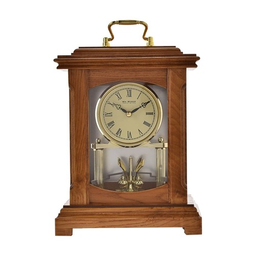 Widdop wooden mantel clock - mantel,