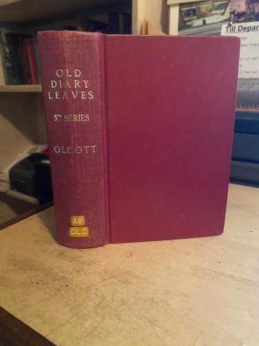 Olcott old diary - olcott:, the