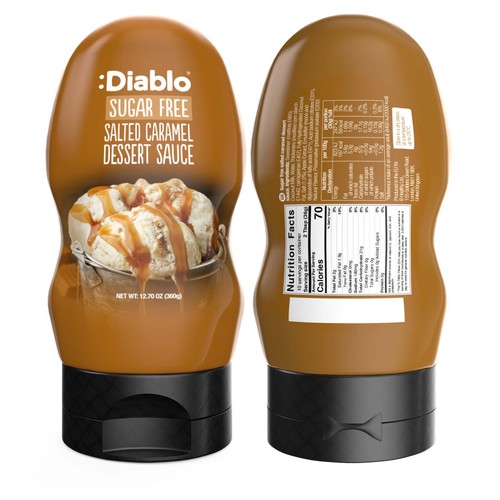Diablo salted caramel dessert - salted,