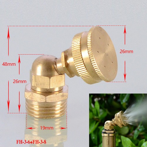 Brass spray misting nozzle - spray,