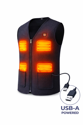 Electric heated vest usb - heated,