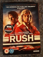 Rush Starring Chris Hemsworth (DVD, 2014)