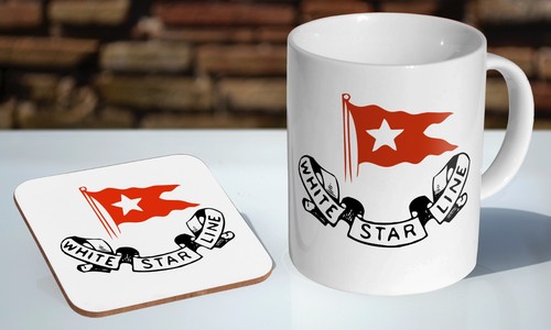 White star line - white, coffee